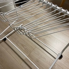 無料【収納家具】スラックスハンガーラック キャスター付