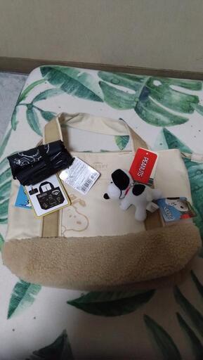 引取希望　新品　かわいいスヌーピーバッグセット