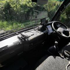 エルフ　電動リフト付　オートバイ搬送仕様　3台から４台可能　車検令和5年10月　回送車 積載車 バイク トランポキャンター エルフ の画像