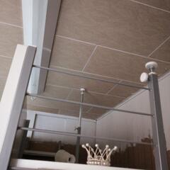 キッチン　リビング　子供部屋　間仕切り　棚板多数の画像