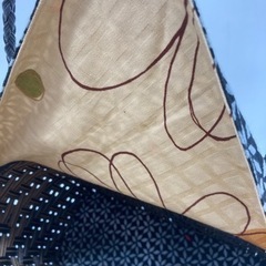 年末セール❣️未使用■エコクラフトバッグ■エコクラフト■黒×茶色の画像
