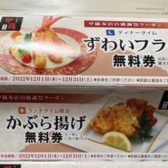 甲羅本店　感謝祭クーポン2022年12月の画像