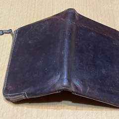 ポーターの皮の財布 汚れありの画像