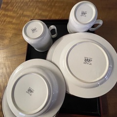 アダムとイブの食器セット全部で10の画像