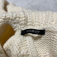 one way ニットワンピース　未使用の画像