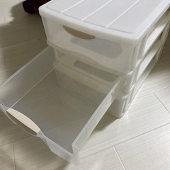 収納ケース３段レターケースの画像
