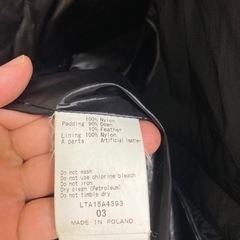 最終値下げ☆タトラスダウンジャケット☆Lサイズの画像