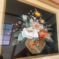 水晶　工芸品　額縁の画像