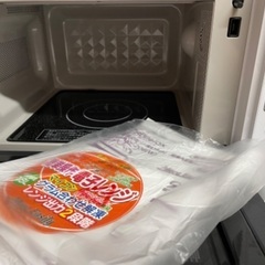電子レンジARF-206-W ヘルツフリー 縦開き フラットの画像
