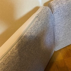 2連シートクッション　グレー　50㎝×100㎝の画像
