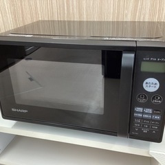 美原点 ☆2022年製美品電子レンジ☆ SHARP／RE-F161-B／ブラック