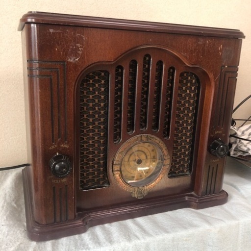 アンティーク　radio カセットテープ