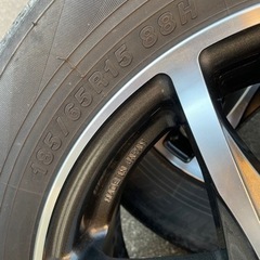 美品　WORK 4穴15インチ　４本　タイヤ付きの画像