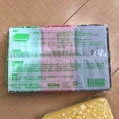 ダスキン 抗菌スポンジ 3色セット+１個の画像