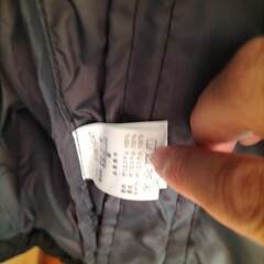 Natulyse フード付き中綿ジャケット ブラック フード付き ボール綿  フルジップ  Mサイズ 新品未使用品タグ付きの画像