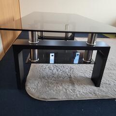 ガラスサイドテーブルの画像