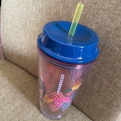 スターバックス　フラペチーノタンブラー　ストロー付き
