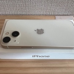 Apple iPhone 13 mini ホワイト 本体　SIMフリー　背面に傷 Apple | アップル SIMフリー iPhone 13 128GB スターライト MLND3J/A
