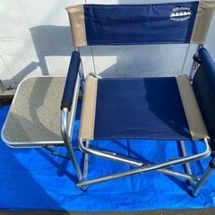 【譲り先決定】TENPEAKS サイドテーブル付折りたたみチェア