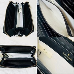 お取引中。kate spade ラウンドファスナー 長財布 花柄の画像