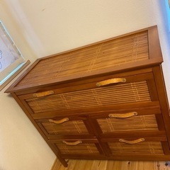 【決まりました】輸入家具　アジアン風　チェスト