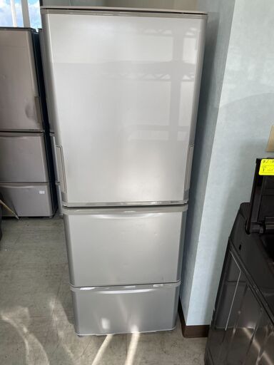 シャープ両開き冷蔵庫350L　2014年製　分解クリーニング済み！！！