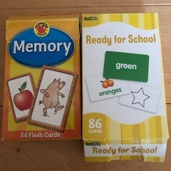 英語フラッシュカード　2種類の画像