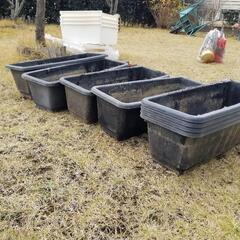 長いプランター８個