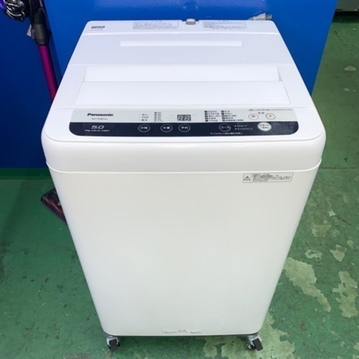 ポ*ン様 大阪市送料無料‼️洗濯機 2019年製 Panasonic 5kg ク ⭐️Panasonic⭐️全自動洗濯機 2019年5kg 大阪市近郊配送無料