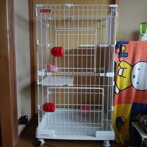 ペットゲージ(ほぼ新品)オマケ付き アイリスオーヤマ