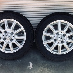 冬タイヤ 155/65R13 軽乗用車用スタッドレス アルミ付き4本組の画像