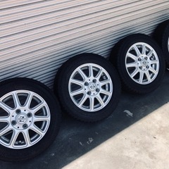 冬タイヤ 155/65R13 軽乗用車用スタッドレス アルミ付き4本組の画像