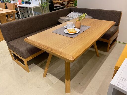 宇都宮でオシャレな家具を探すなら『オトワリバース！』美品 こたつテーブルセット こたつテーブル ソファ こたつ布団 4点セット ナチュラル KYOURITSU KOUGEI 中古品