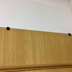 アイアン ドア ハンギング フック 4連 ブラックの画像