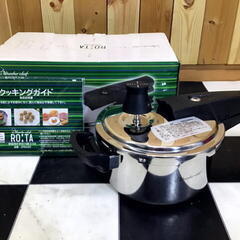 【 未使用☆倉庫保管品 】ワンダーシェフロタ　家庭用片手圧力鍋　...