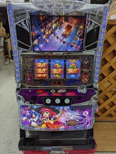 パチスロ実機 マジカルハロウィン4 コイン不要機  ID：126-011666-105