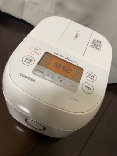 東芝　IH炊飯器(RC-5XL) 3合炊き