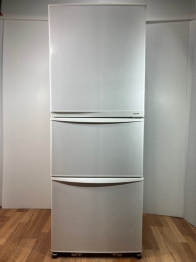 3ドア冷蔵庫 東芝 340L 2013年製 プラス4000円〜配送可能! ☆その他多数出品中！