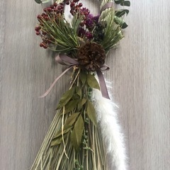 手作り　お正月飾り　しめ縄の画像