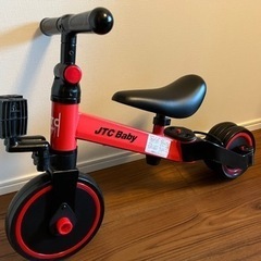 三輪車　JTC BABY さんばいく (レッド)の画像