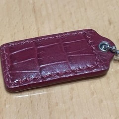 COACH ネームタグ ブランドタグの画像