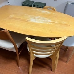 ダイニングテーブルセット　北欧風