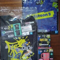 スプラトゥーン３一番くじ　C賞付きの4点セット
