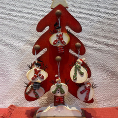 【クリスマス雑貨】新品　ツリー　置き物！