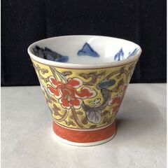 e2084 中国古陶磁 ぐいのみ 清時代 木箱入り 清朝 中国古玩 唐物 茶碗