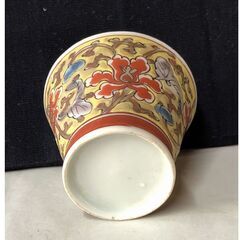 e2084 中国古陶磁 ぐいのみ 清時代 木箱入り 清朝 中国古玩 唐物 茶碗