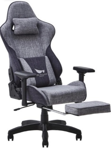 ゲーミングチェア　玄人志向Heimishシリーズ  オットマン付き