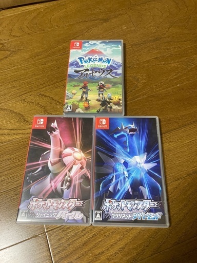 ニンテンドースイッチ　ポケットモンスター　アルセウス　ブリリアントダイヤモンド　シャイニングパール　switch