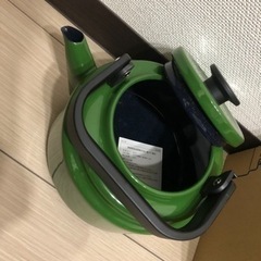【未使用】野田琺瑯_アムケトル（グリーン）_説明書付きの画像