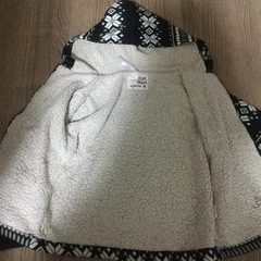 120cm 美品 B-mart  Blue mart ボア付き アウター の画像